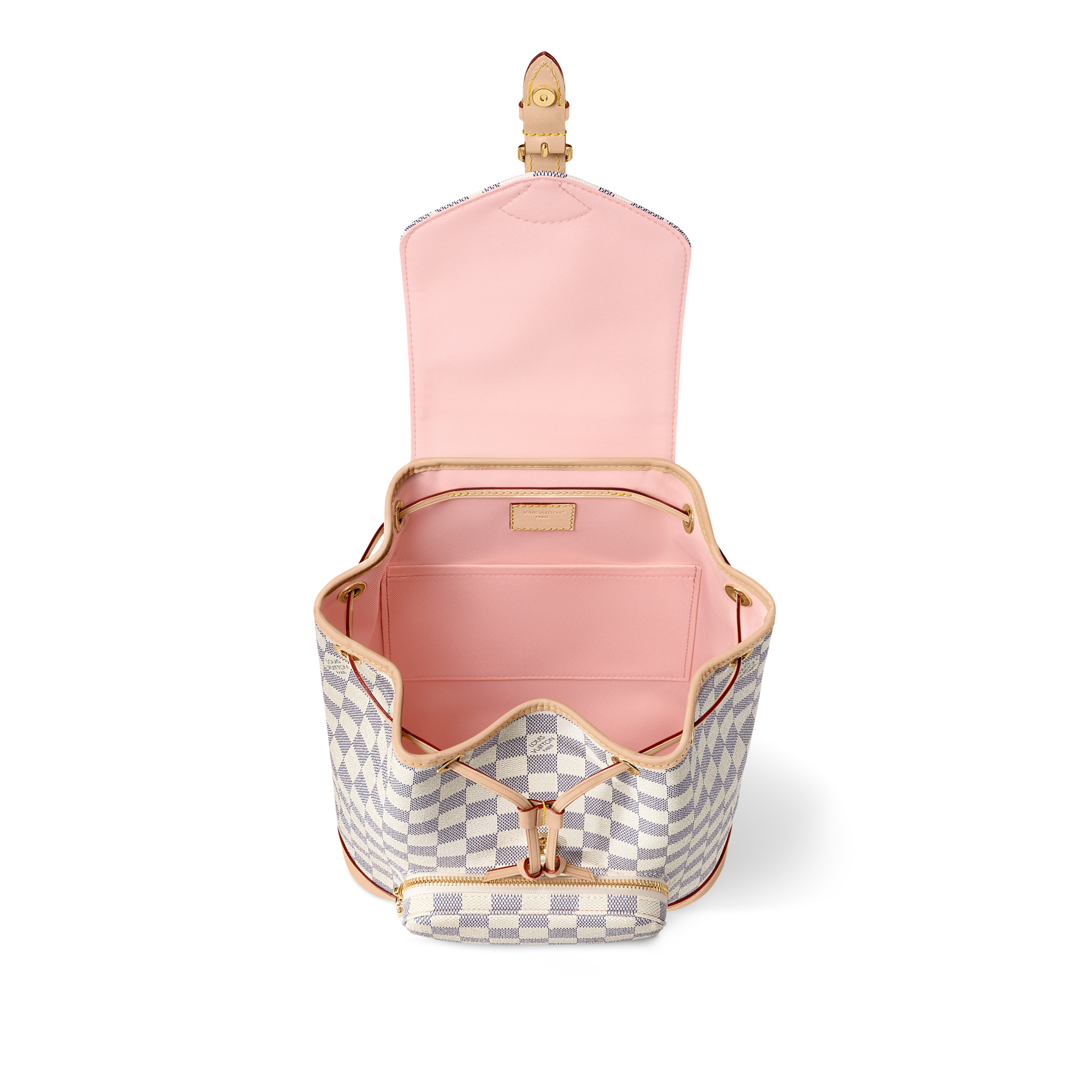 กระเป๋ารุ่น Montsouris PM Damier Azur in กระเป๋าและผลิตภัณฑ์เครื่องหนังขนาดเล็ก