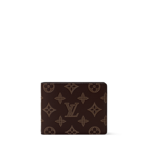 กระเป๋าสตางค์รุ่น Multiple Monogram Shadow in ผู้ชาย's กระเป๋าสตางค์และผลิตภัณฑ์เครื่องหนังขนาดเล็ก กระเป๋าสตางค์สำหรับผู้ชาย collections by Louis Vuitton (การย่อ/ขยายผลิตภัณฑ์)