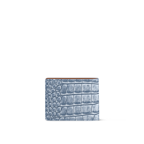 กระเป๋าสตางค์รุ่น Multiple หนังจระเข้แบบแมตต์ in ผู้ชาย's กระเป๋าสตางค์และผลิตภัณฑ์เครื่องหนังขนาดเล็ก กระเป๋าสตางค์หนังจระเข้สำหรับผู้ชาย collections by Louis Vuitton (การย่อ/ขยายผลิตภัณฑ์)