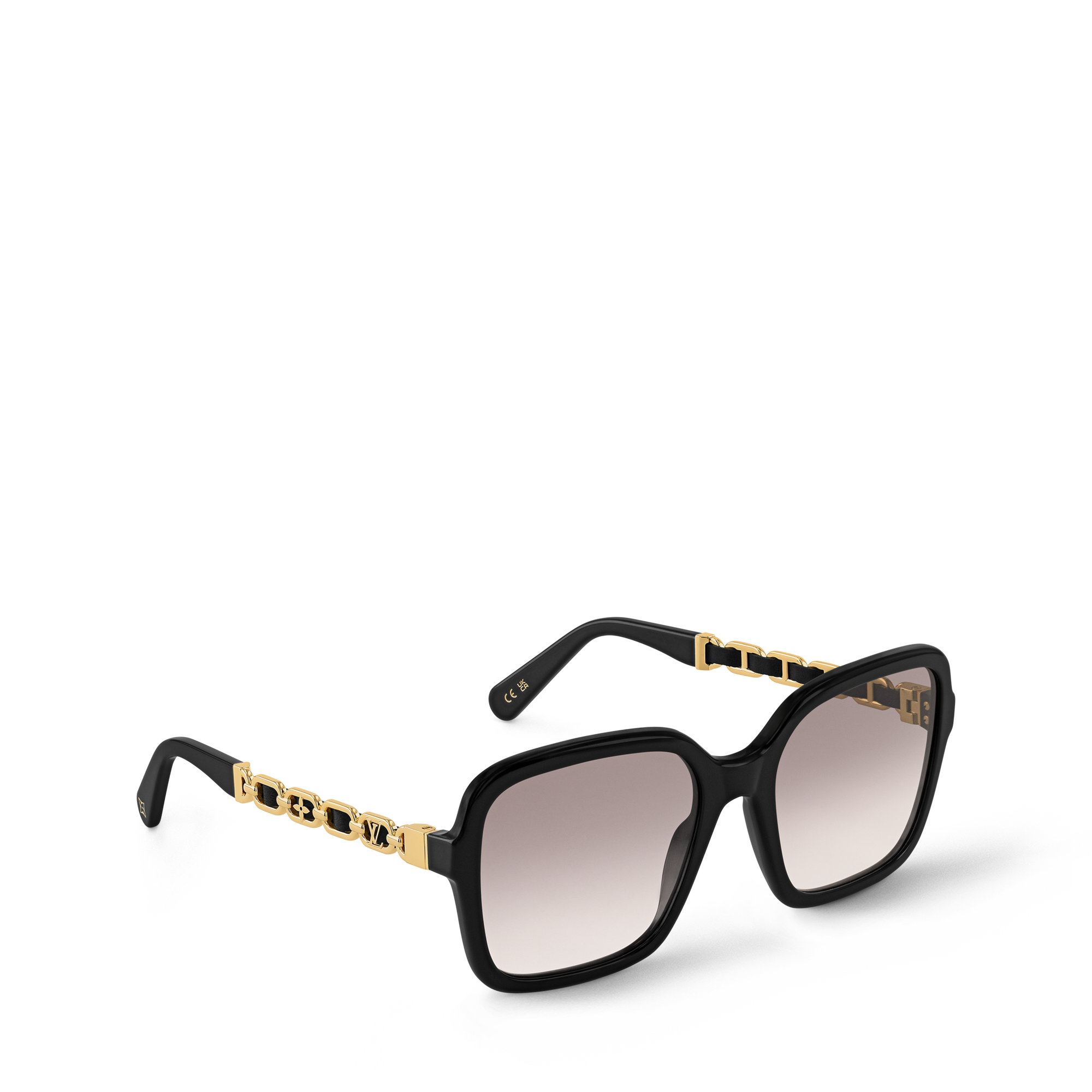 แว่นตากันแดดทรงสี่เหลี่ยมกรอบใหญ่รุ่น My LV Chain Braided . in ผู้หญิง