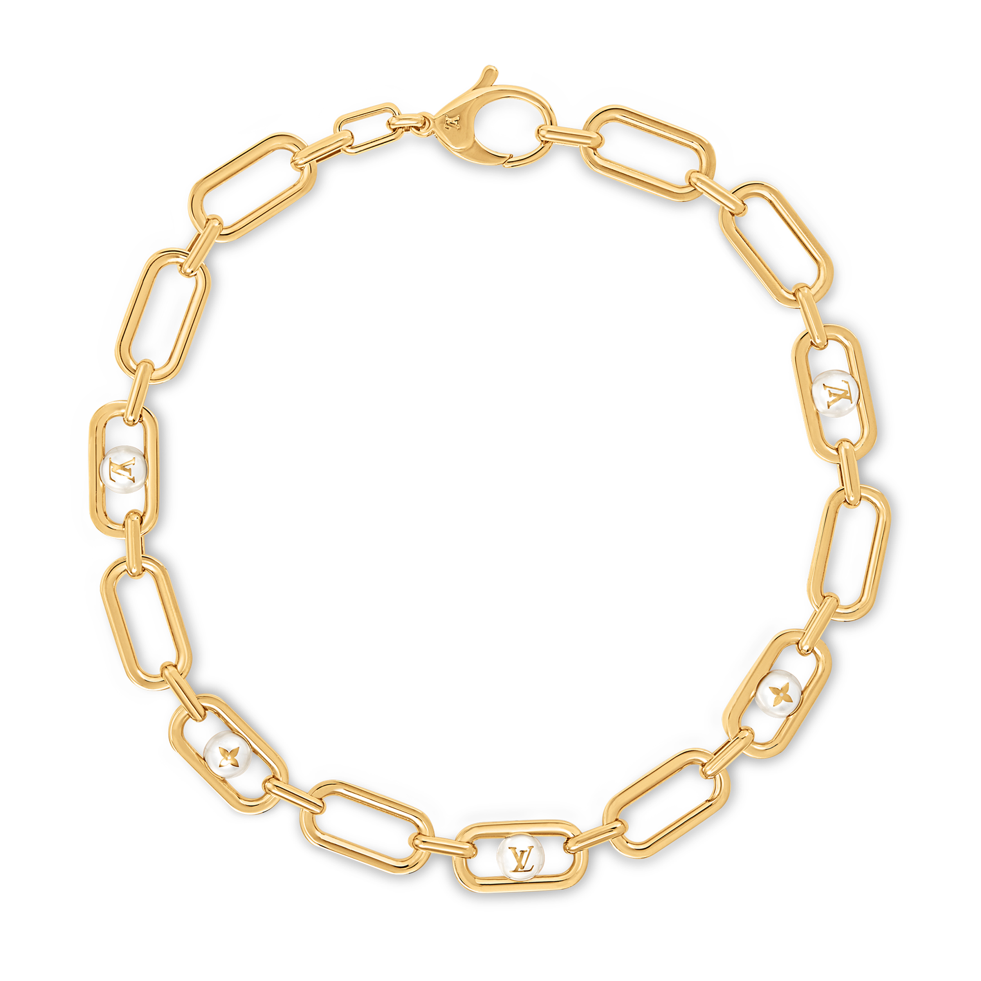 สร้อยคอ My LV Chain Pearls . in ผู้หญิง