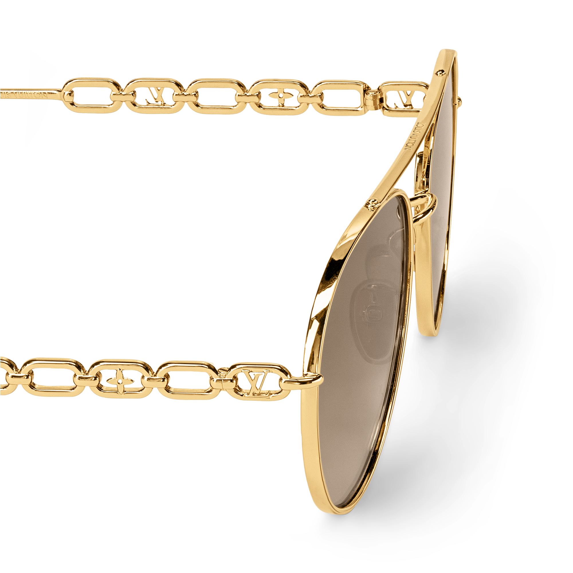 แว่นตากันแดดทรงนักบินรุ่น My LV Chain . in ผู้หญิง