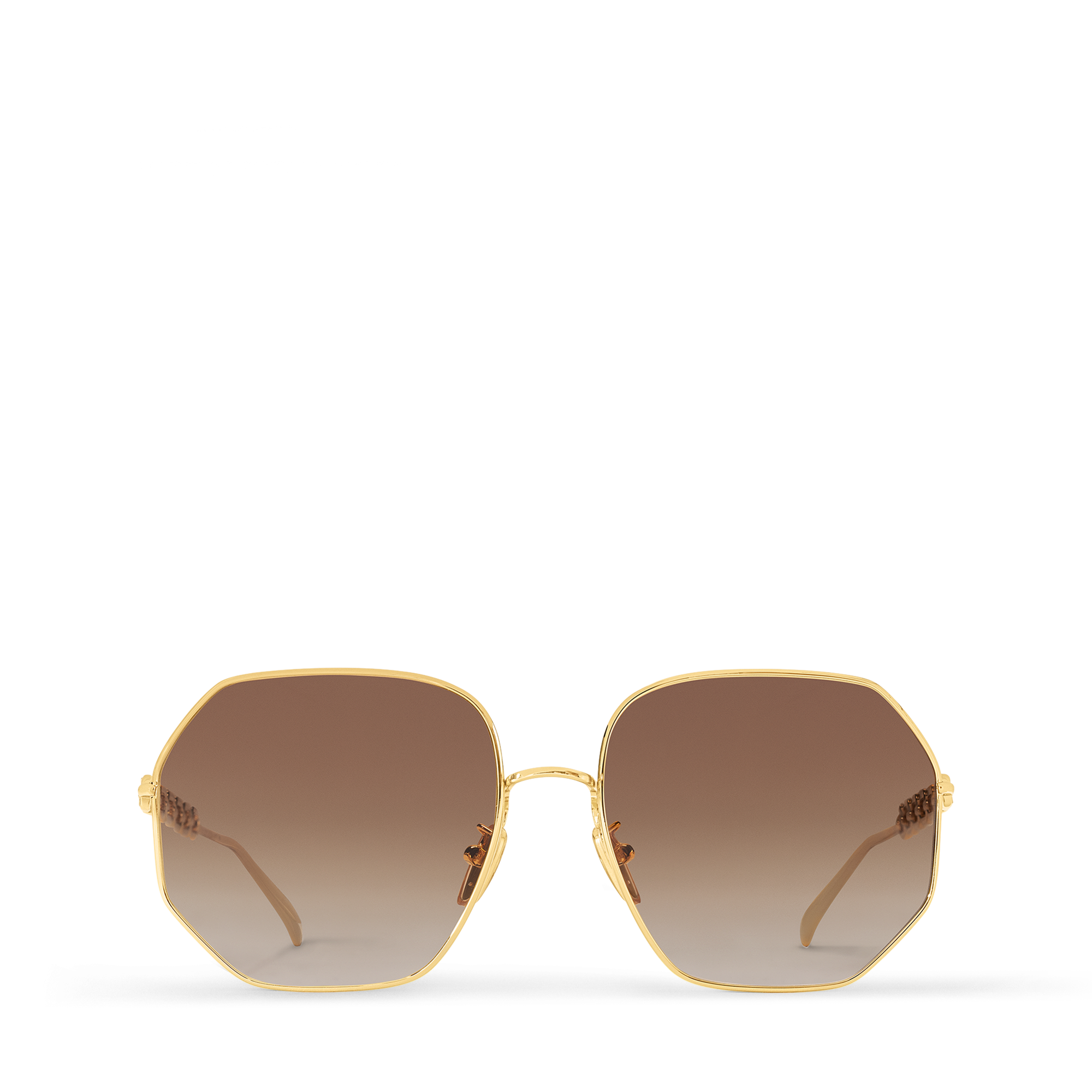 แว่นตากันแดดทรงกลมรุ่น My LV Chain . in ผู้หญิง