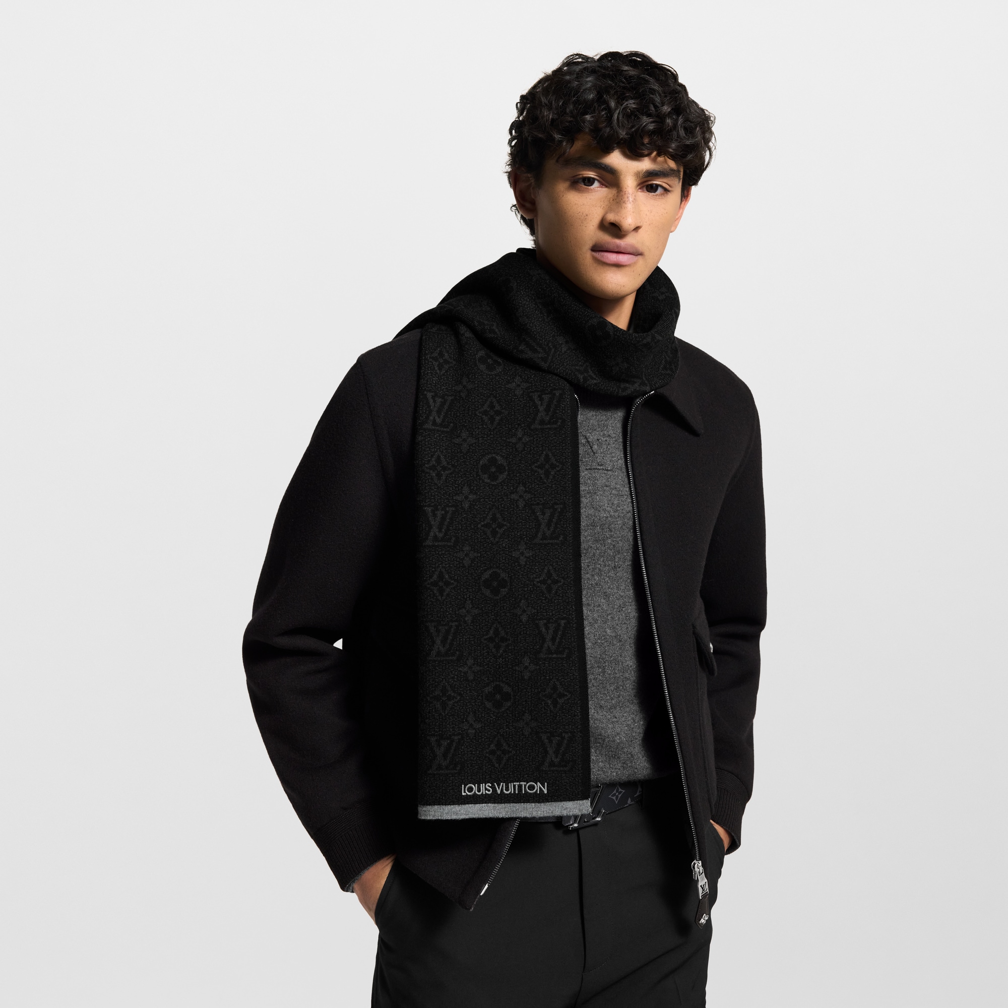 ผ้าพันคอรุ่น My Monogram Eclipse  . in ผู้ชาย