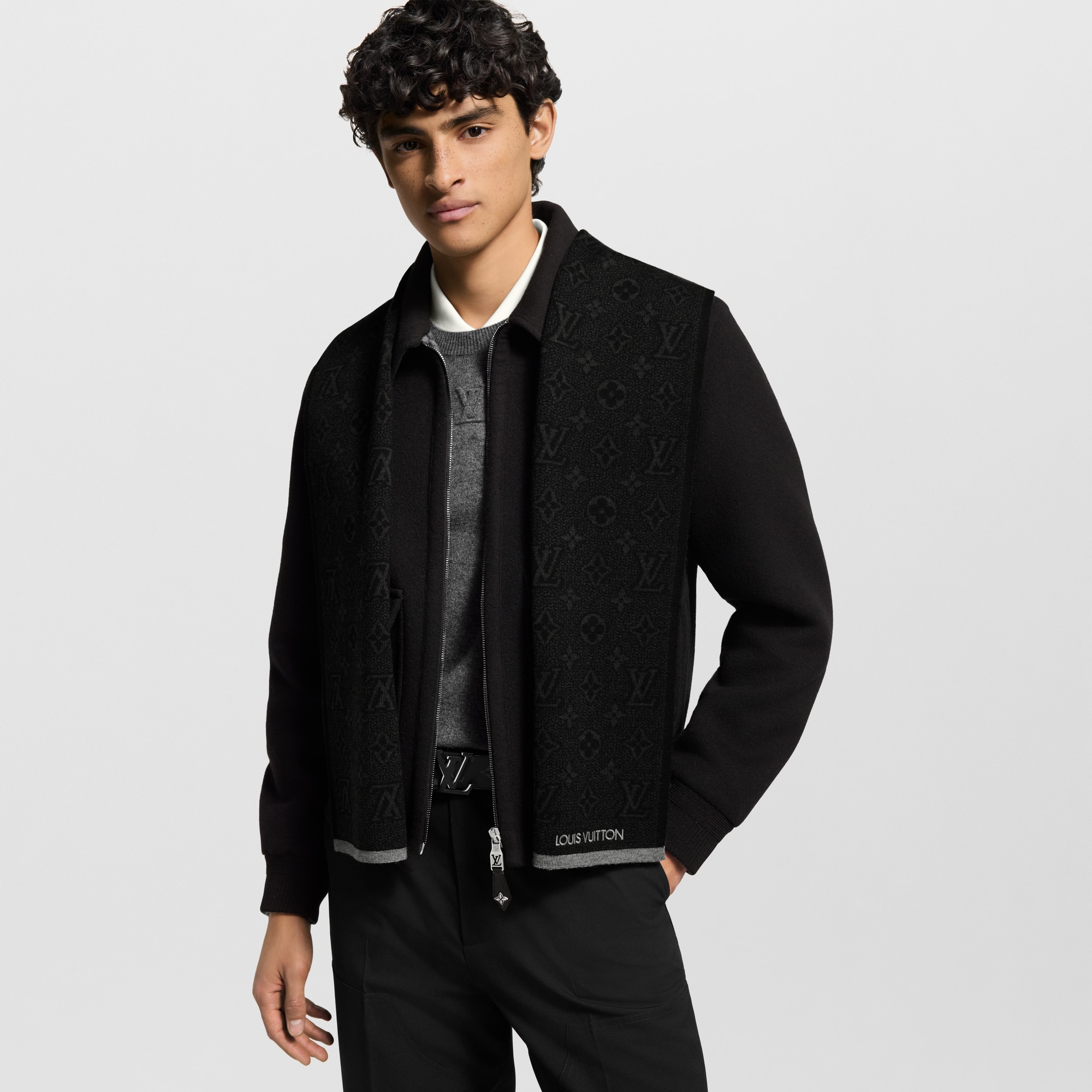 ผ้าพันคอรุ่น My Monogram Eclipse  . in ผู้ชาย