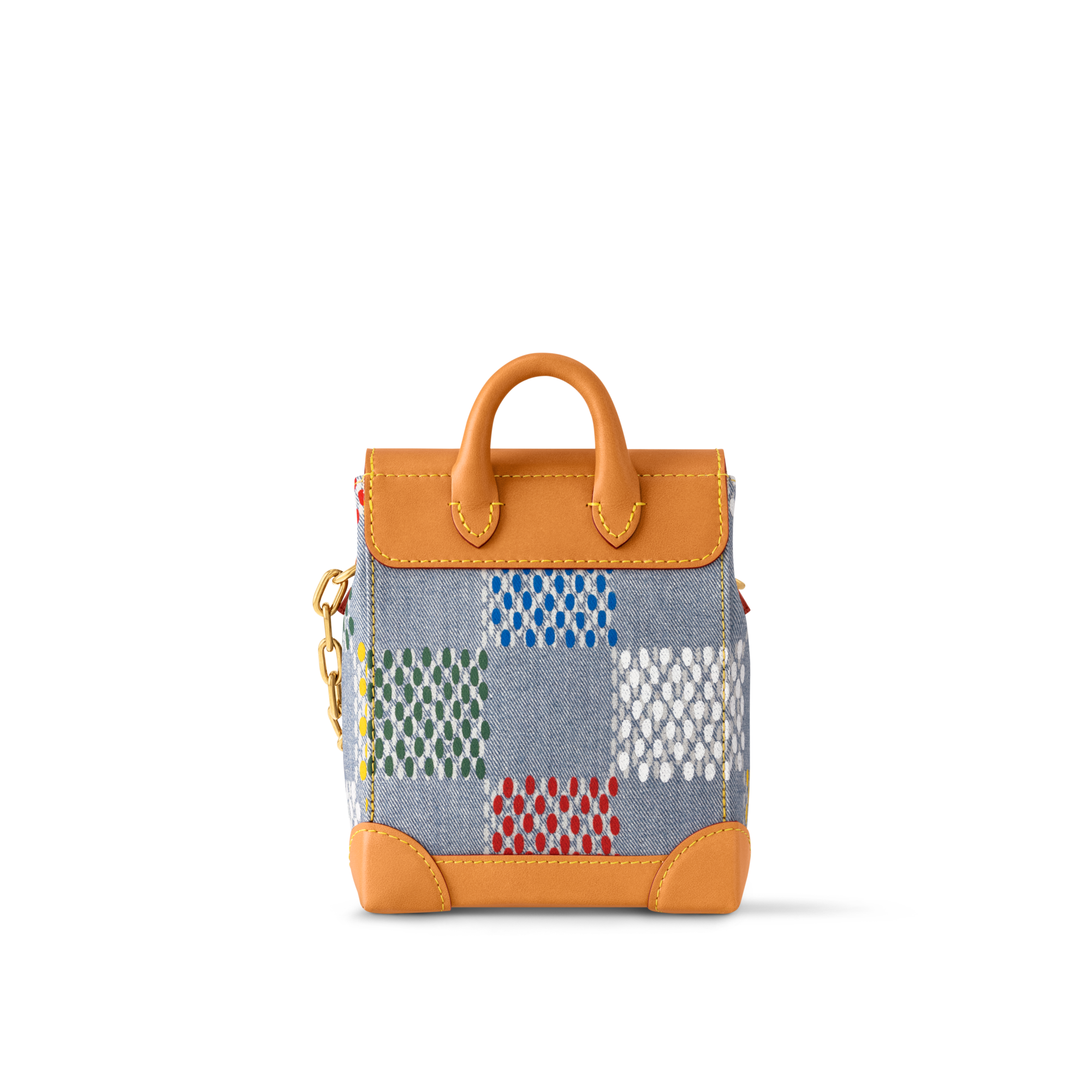 กระเป๋ารุ่น Nano Steamer Damier Ebene แคนวาส in ผู้ชาย