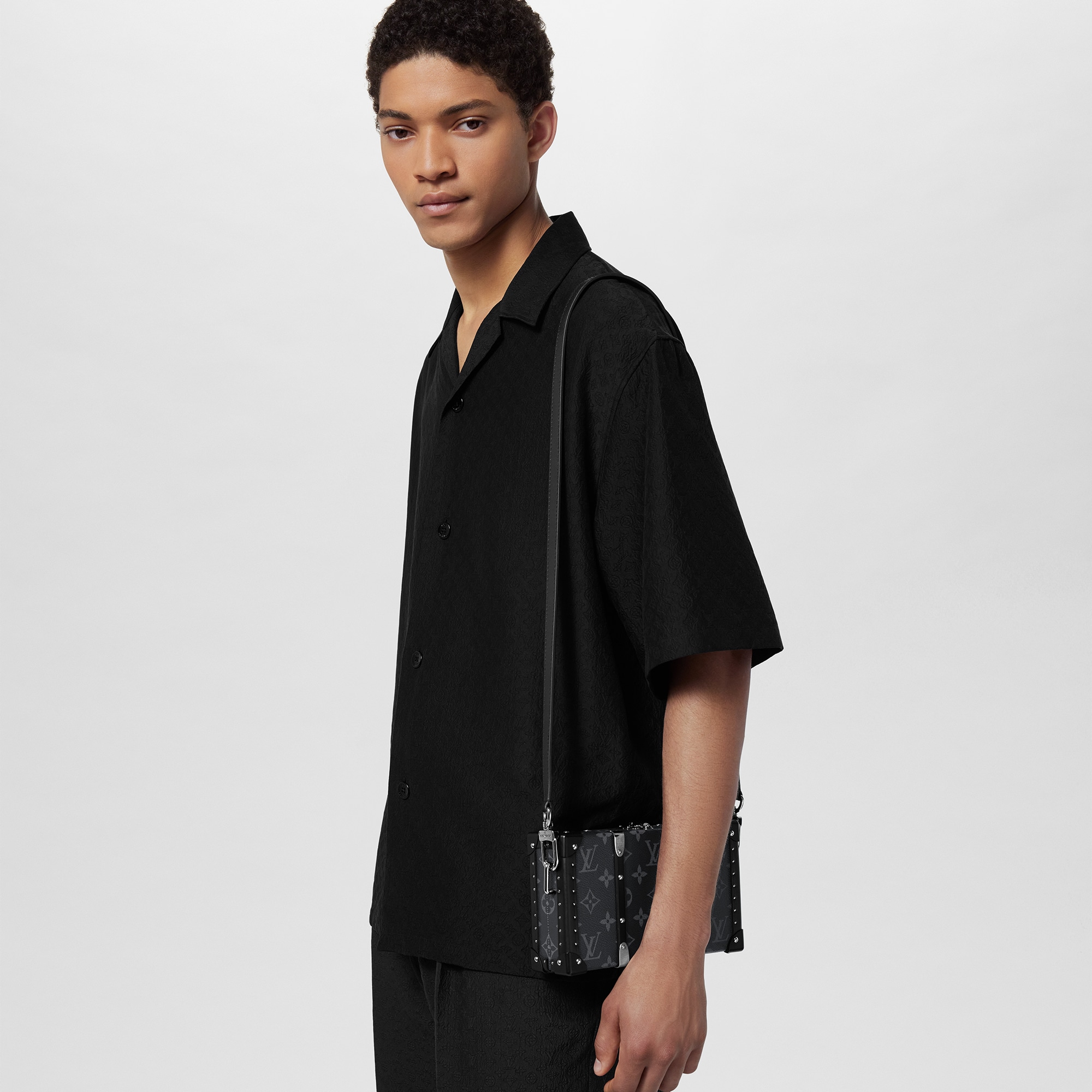 กระเป๋าสตางค์แบบสะพายรุ่น Neo Trunk Monogram Eclipse in ทรังก์ การเดินทาง และ บ้าน