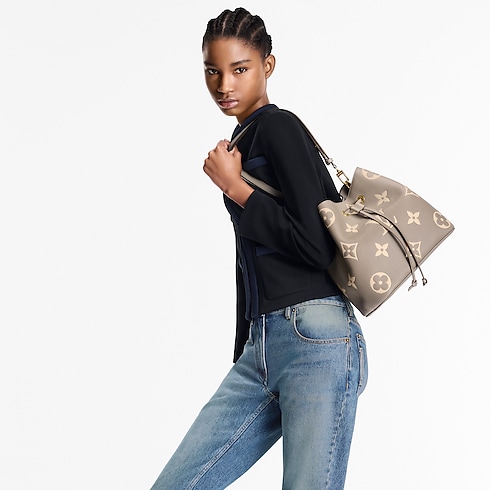 กระเป๋ารุ่น NéoNoé MM Bicolor Monogram Empreinte in ผู้หญิง's กระเป๋าถือ กระเป๋าถือสำหรับผู้หญิง collections by Louis Vuitton (การย่อ/ขยายผลิตภัณฑ์)