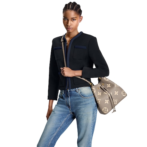กระเป๋ารุ่น NéoNoé MM Bicolor Monogram Empreinte in ผู้หญิง's กระเป๋าถือ กระเป๋าถือสำหรับผู้หญิง collections by Louis Vuitton (การย่อ/ขยายผลิตภัณฑ์)