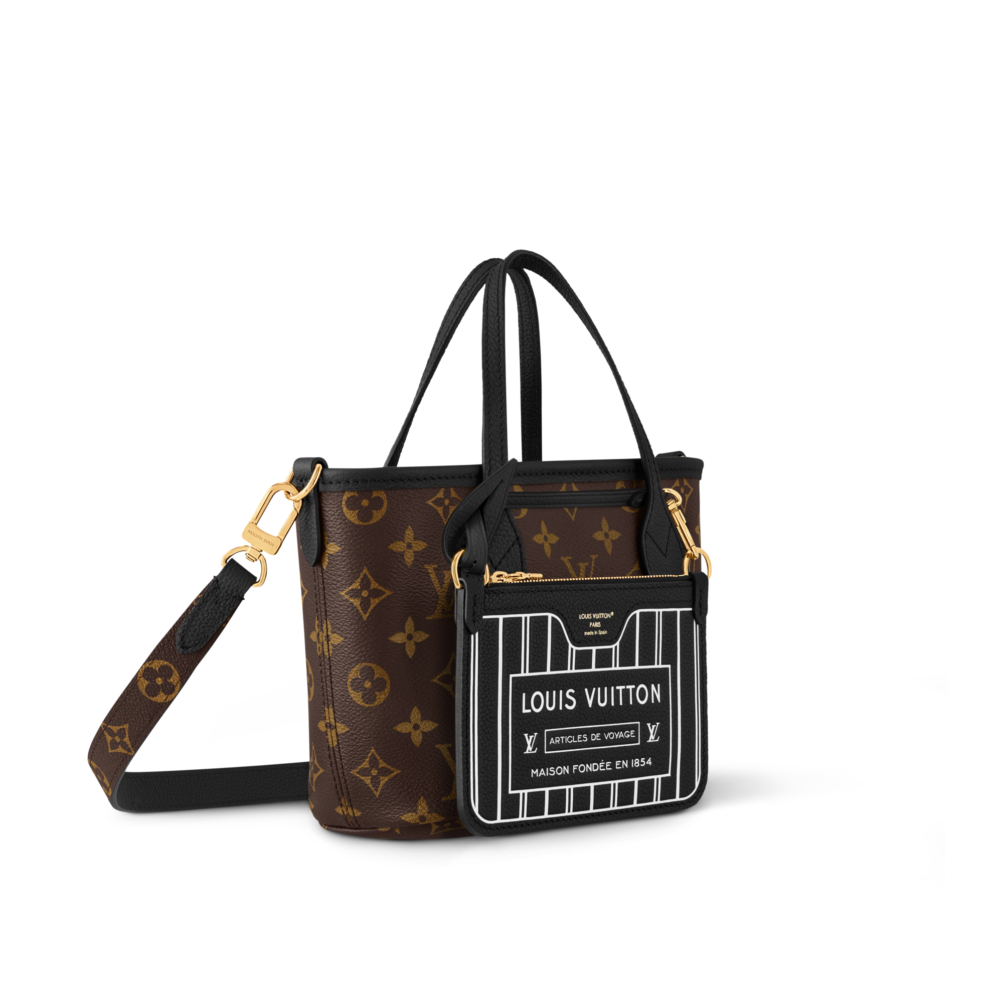 กระเป๋ารุ่น Neverfull Bandoulière Inside Out BB  in กระเป๋าและผลิตภัณฑ์เครื่องหนังขนาดเล็ก