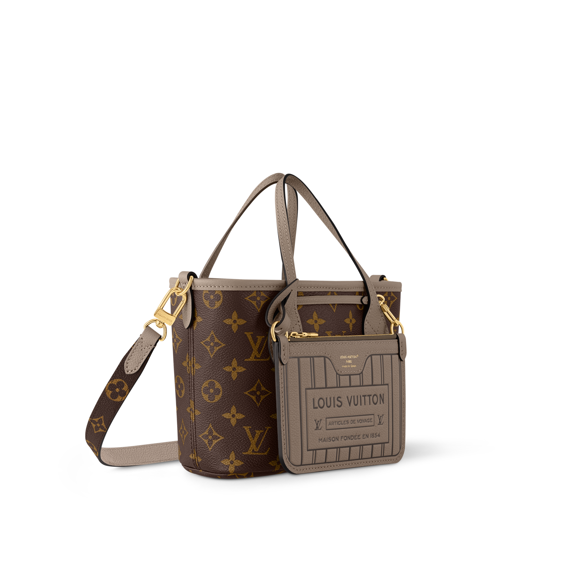 กระเป๋ารุ่น Neverfull Bandoulière Inside Out BB  in กระเป๋าและผลิตภัณฑ์เครื่องหนังขนาดเล็ก