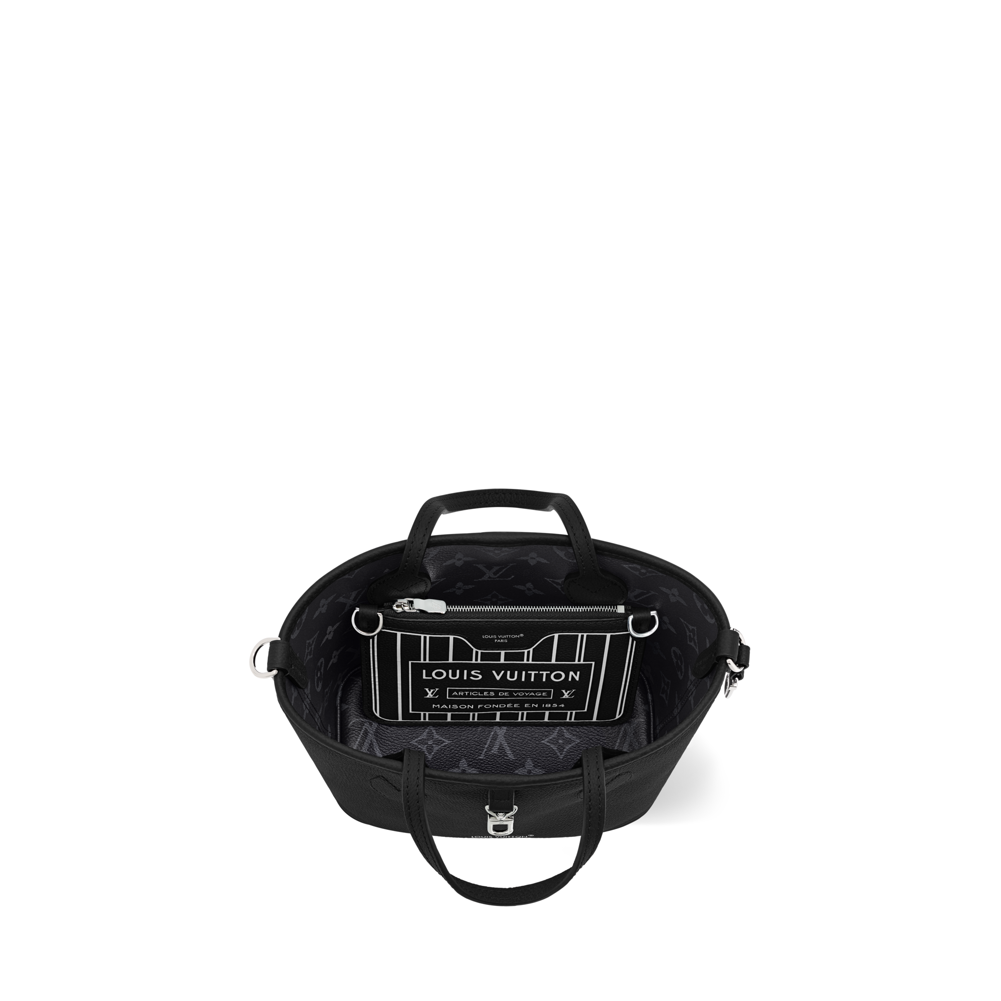 กระเป๋ารุ่น Neverfull Bandoulière Inside Out BB Monogram Eclipse in กระเป๋าและผลิตภัณฑ์เครื่องหนังขนาดเล็ก