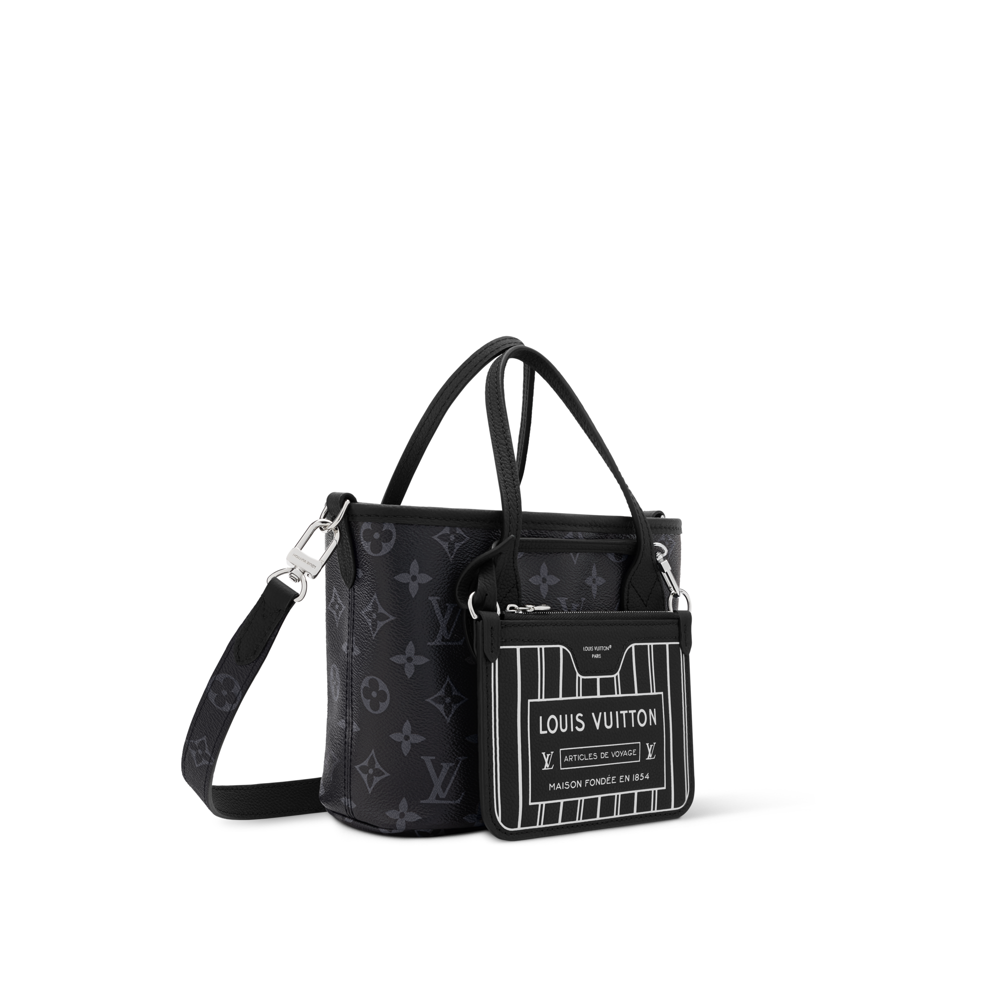 กระเป๋ารุ่น Neverfull Bandoulière Inside Out BB Monogram Eclipse in กระเป๋าและผลิตภัณฑ์เครื่องหนังขนาดเล็ก