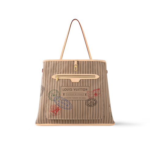 กระเป๋ารุ่น Neverfull Bandoulière Inside Out GM Monogram in กระเป๋าและผลิตภัณฑ์เครื่องหนังขนาดเล็ก's สำหรับผู้หญิง ไอคอนิก collections by Louis Vuitton (การย่อ/ขยายผลิตภัณฑ์)