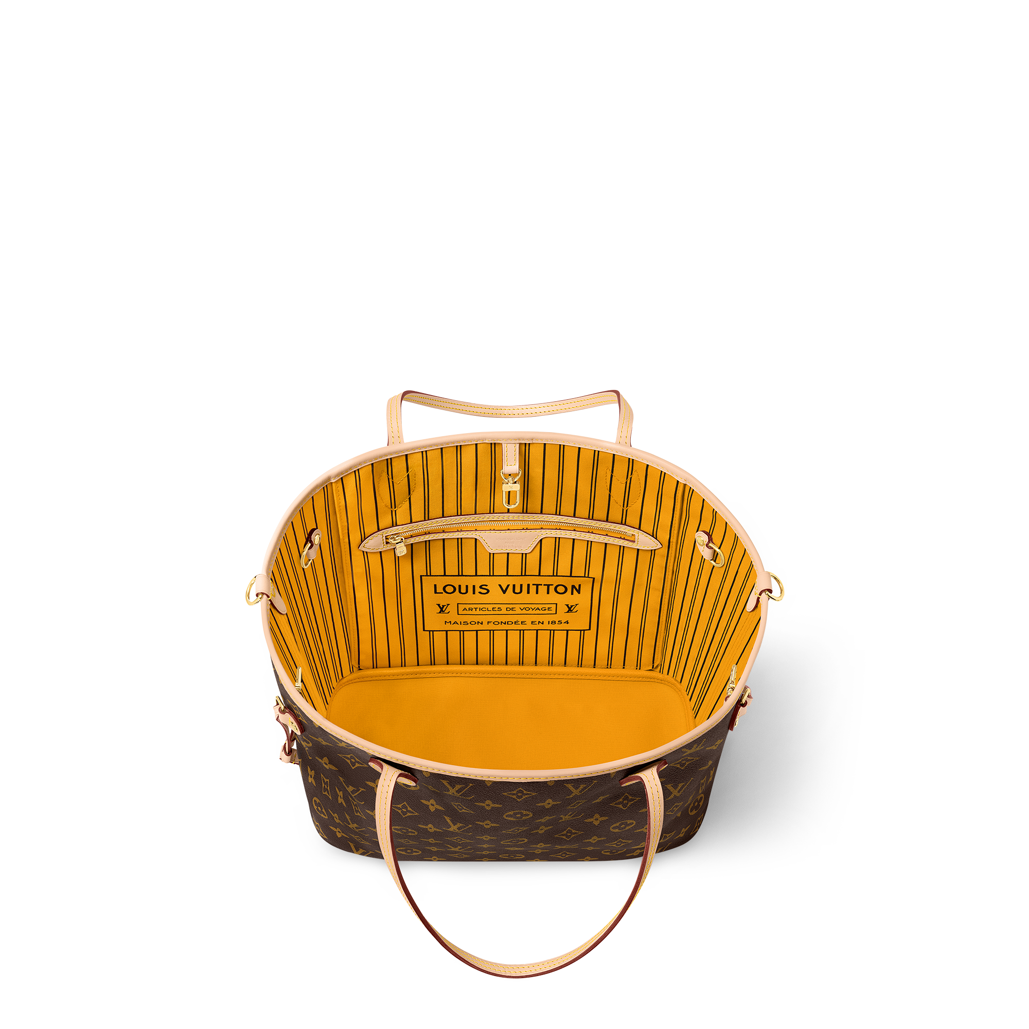 กระเป๋ารุ่น Neverfull Bandoulière Inside Out MM Monogram in กระเป๋าและผลิตภัณฑ์เครื่องหนังขนาดเล็ก