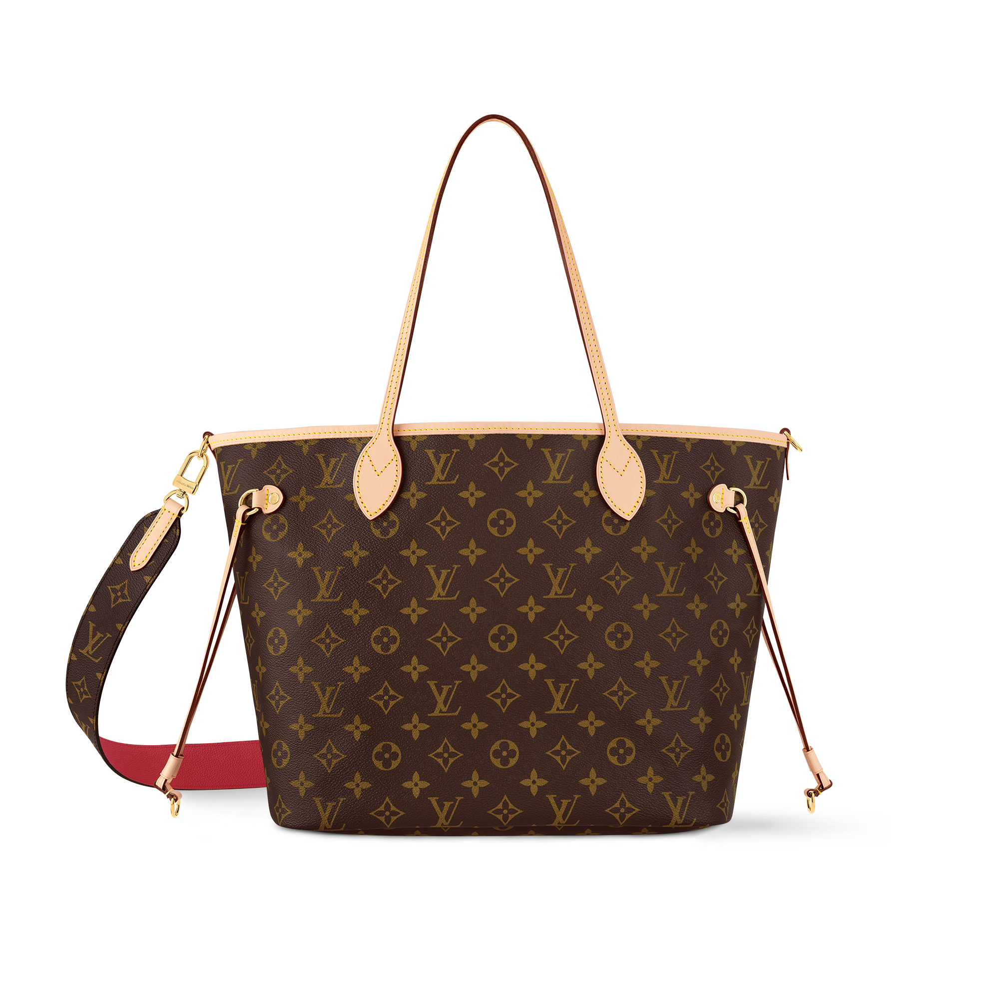 กระเป๋ารุ่น Neverfull Bandoulière Inside Out MM Monogram in กระเป๋าและผลิตภัณฑ์เครื่องหนังขนาดเล็ก