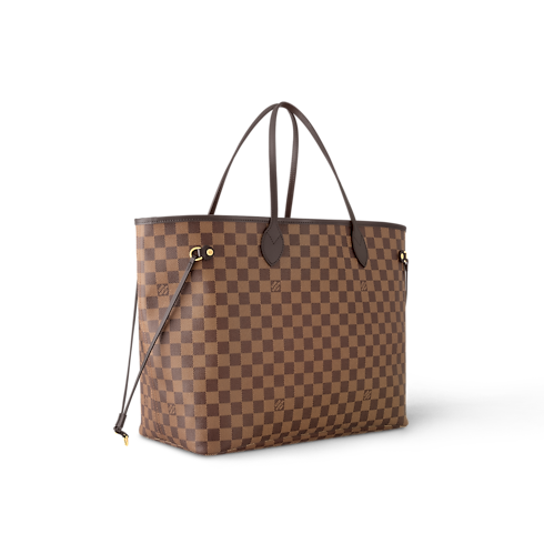 กระเป๋ารุ่น Neverfull GM Damier Ebene in ผู้หญิง's กระเป๋าถือ กระเป๋าถือสำหรับผู้หญิง collections by Louis Vuitton (การย่อ/ขยายผลิตภัณฑ์)