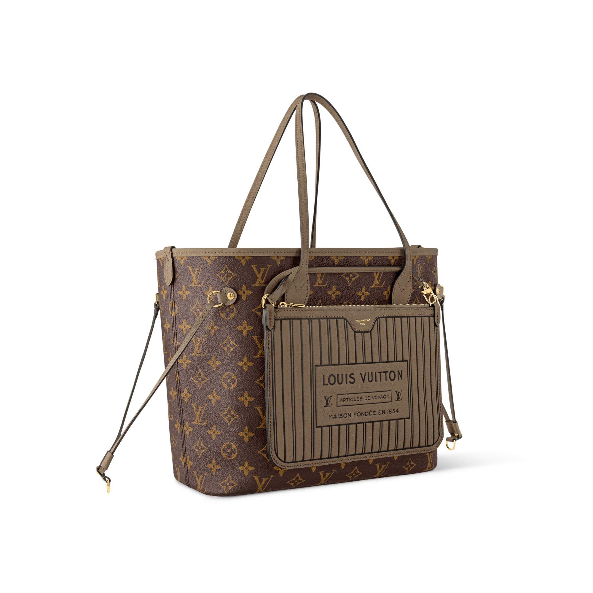 กระเป๋ารุ่น Neverfull Inside Out MM  in กระเป๋าและผลิตภัณฑ์เครื่องหนังขนาดเล็ก