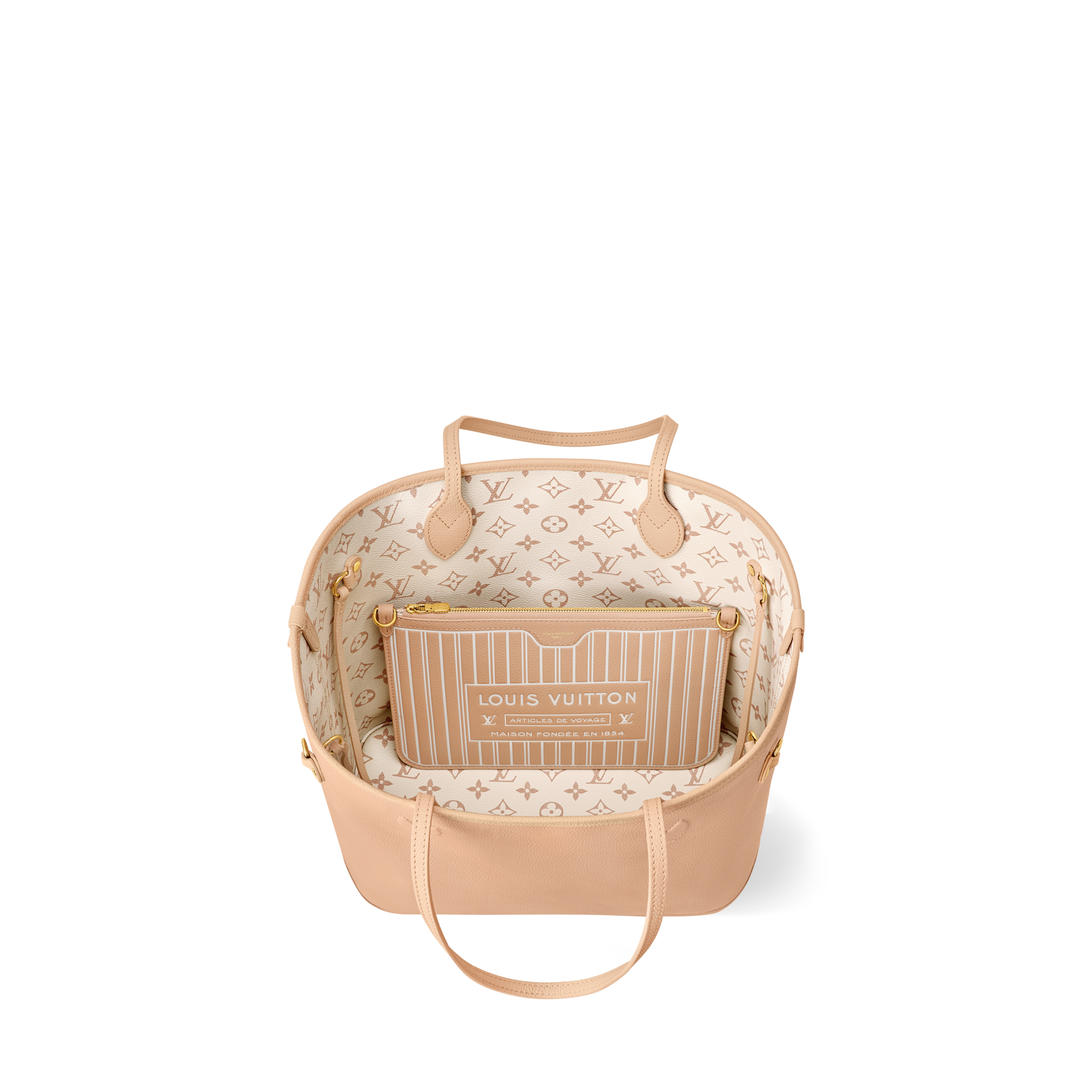กระเป๋ารุ่น Neverfull Inside Out MM H33 in กระเป๋าและผลิตภัณฑ์เครื่องหนังขนาดเล็ก