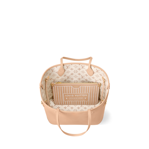 กระเป๋ารุ่น Neverfull Inside Out MM in กระเป๋าและผลิตภัณฑ์เครื่องหนังขนาดเล็ก's สำหรับผู้หญิง ไอคอนิก collections by Louis Vuitton (การย่อ/ขยายผลิตภัณฑ์)