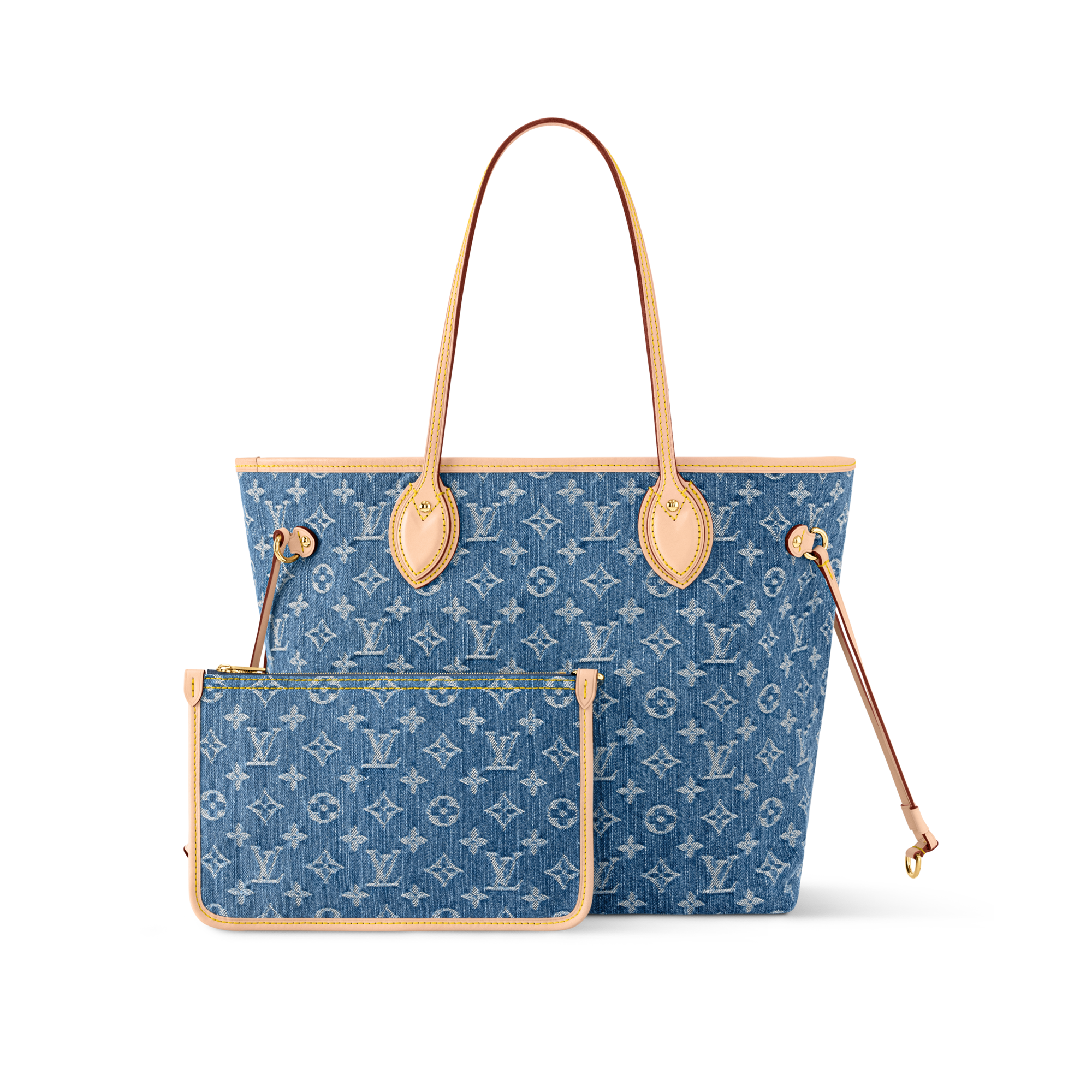 กระเป๋ารุ่น Neverfull MM Monogram เดนิม in กระเป๋าและผลิตภัณฑ์เครื่องหนังขนาดเล็ก