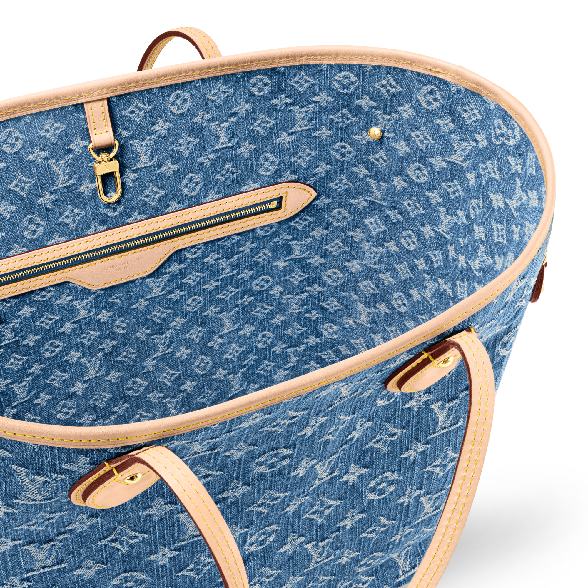 กระเป๋ารุ่น Neverfull MM Monogram เดนิม in กระเป๋าและผลิตภัณฑ์เครื่องหนังขนาดเล็ก