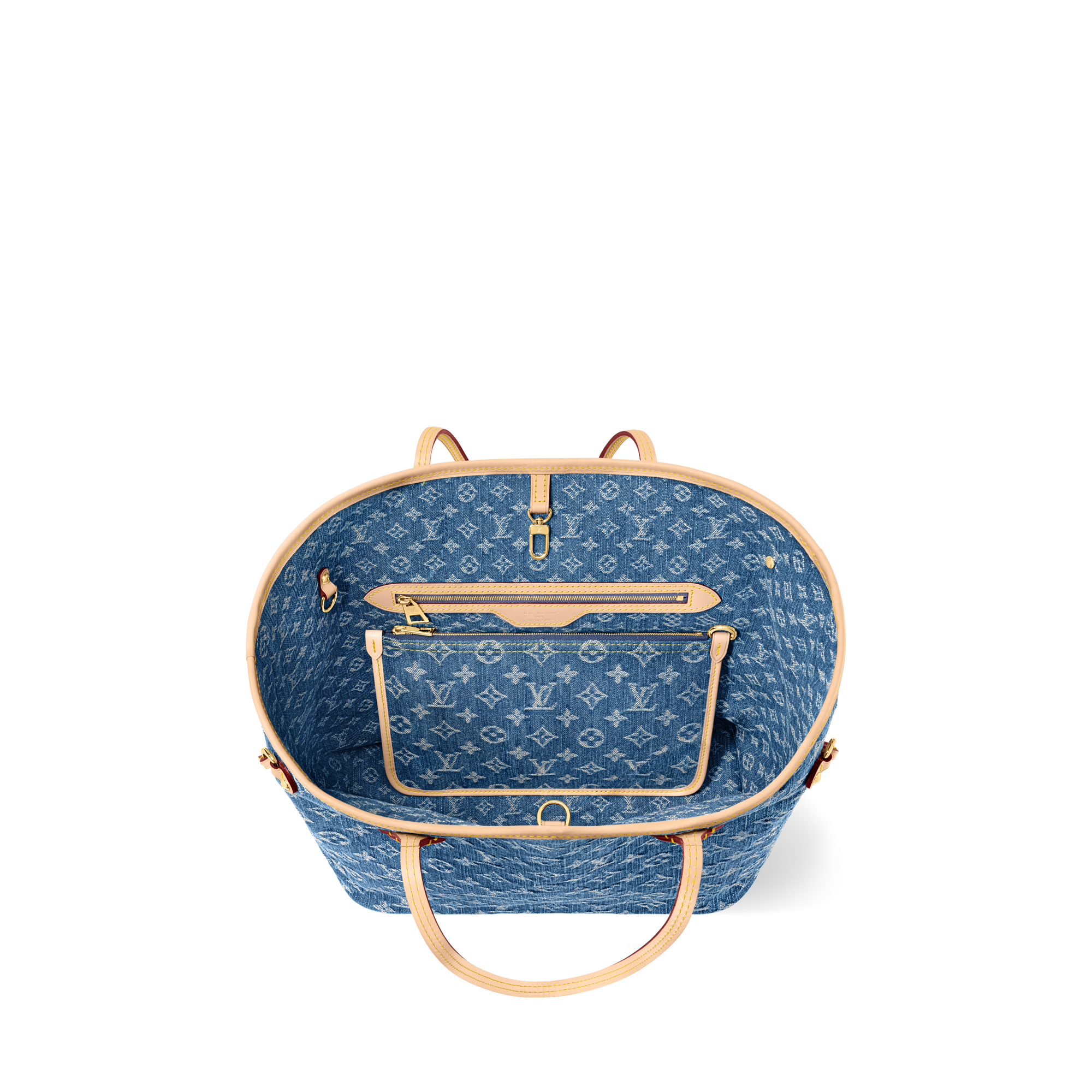 กระเป๋ารุ่น Neverfull MM Monogram เดนิม in กระเป๋าและผลิตภัณฑ์เครื่องหนังขนาดเล็ก