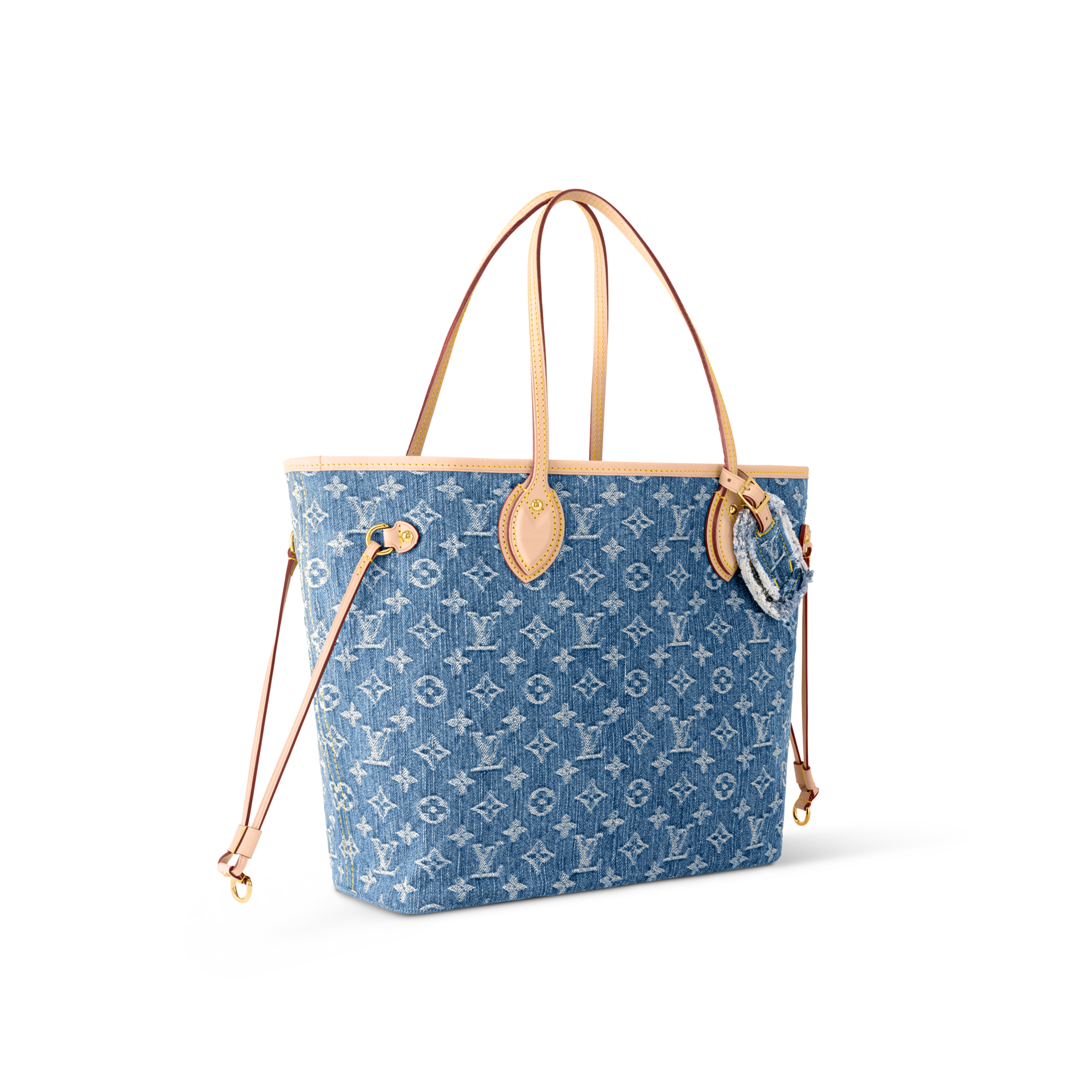กระเป๋ารุ่น Neverfull MM Monogram เดนิม in กระเป๋าและผลิตภัณฑ์เครื่องหนังขนาดเล็ก