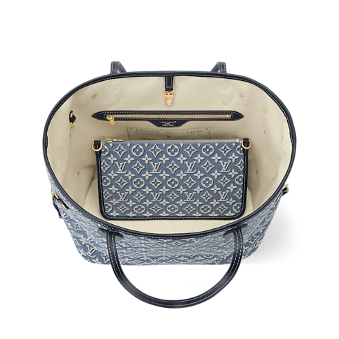 กระเป๋ารุ่น Neverfull MM G82 in กระเป๋าและผลิตภัณฑ์เครื่องหนังขนาดเล็ก's สำหรับผู้หญิง ไอคอนิก collections by Louis Vuitton (การย่อ/ขยายผลิตภัณฑ์)