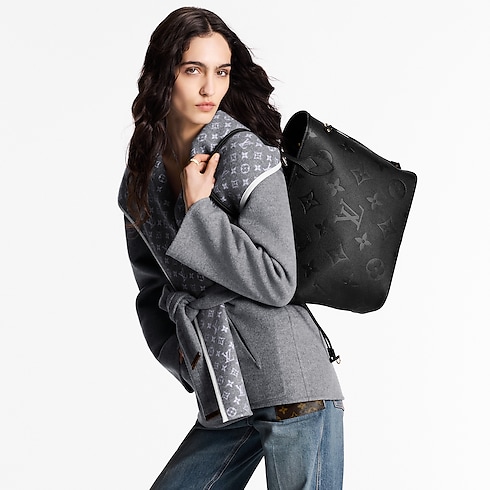 กระเป๋ารุ่น Neverfull MM Monogram Empreinte in ผู้หญิง's กระเป๋าถือ กระเป๋าถือสำหรับผู้หญิง collections by Louis Vuitton (การย่อ/ขยายผลิตภัณฑ์)