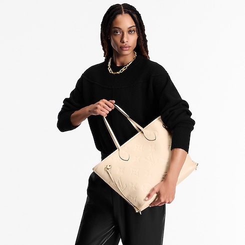 กระเป๋ารุ่น Neverfull MM Monogram Empreinte in ผู้หญิง's กระเป๋าถือ กระเป๋าถือสำหรับผู้หญิง collections by Louis Vuitton (การย่อ/ขยายผลิตภัณฑ์)