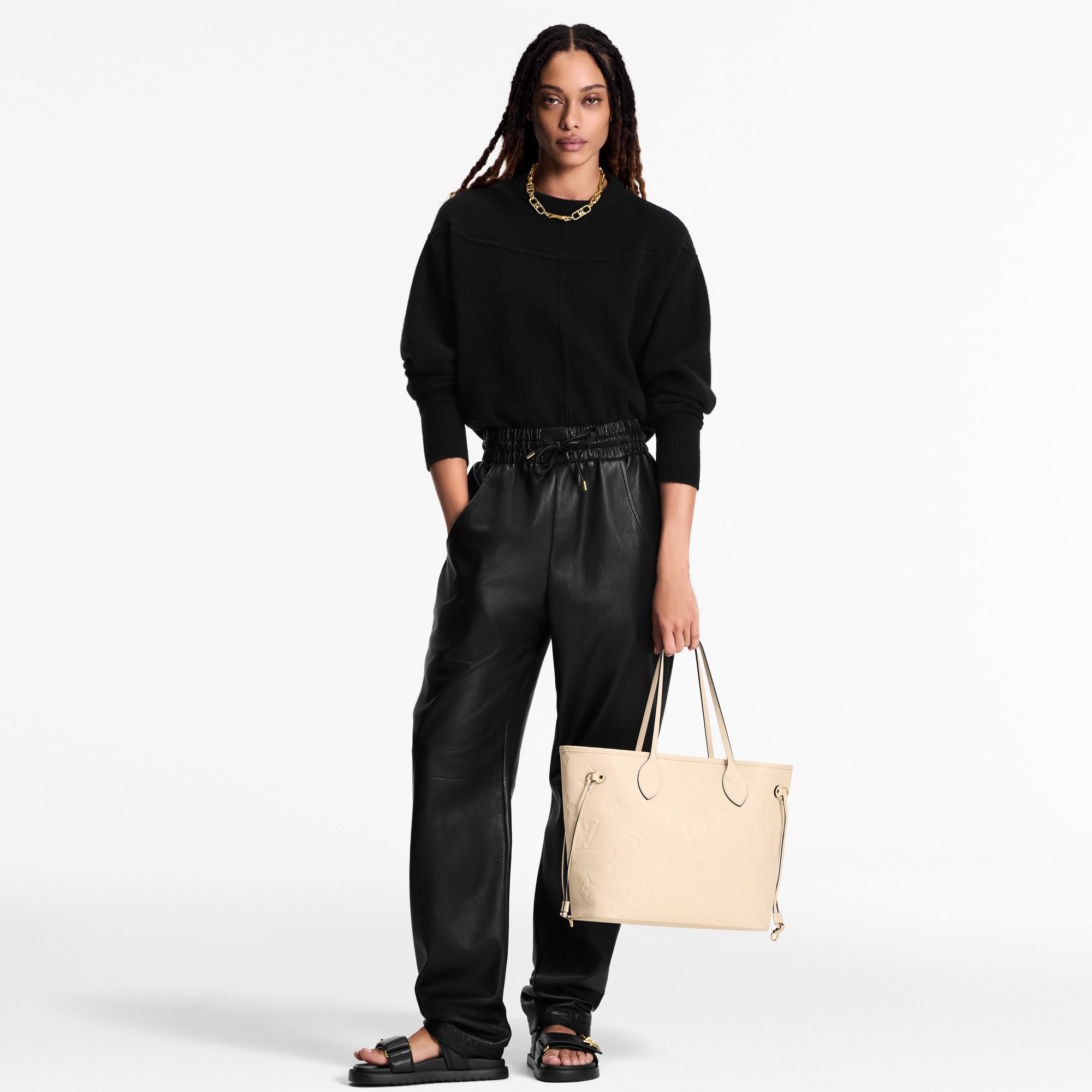 กระเป๋ารุ่น Neverfull MM Monogram Empreinte in ผู้หญิง