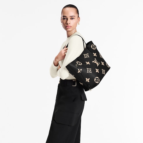 กระเป๋ารุ่น Neverfull MM Monogram Empreinte in ผู้หญิง's กระเป๋าถือ กระเป๋าถือสำหรับผู้หญิง collections by Louis Vuitton (การย่อ/ขยายผลิตภัณฑ์)