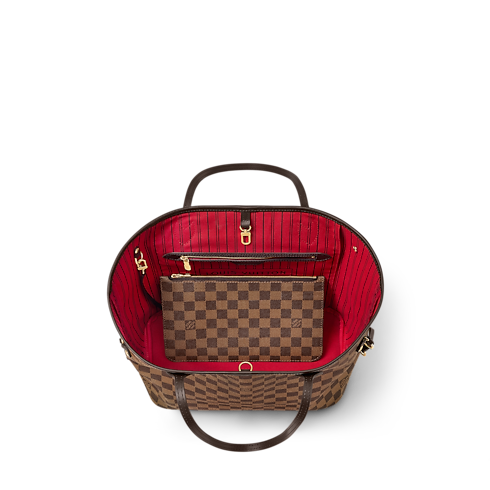กระเป๋ารุ่น Neverfull MM Damier Ebene in ผู้หญิง's กระเป๋าถือ กระเป๋าถือสำหรับผู้หญิง collections by Louis Vuitton (การย่อ/ขยายผลิตภัณฑ์)