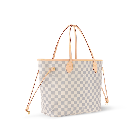 กระเป๋ารุ่น Neverfull MM Damier Azur in ผู้หญิง's กระเป๋าถือ กระเป๋าถือสำหรับผู้หญิง collections by Louis Vuitton (การย่อ/ขยายผลิตภัณฑ์)