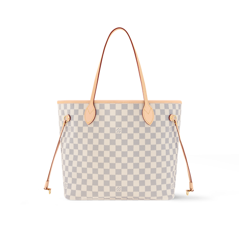 กระเป๋ารุ่น Neverfull MM Damier Azur in ผู้หญิง's กระเป๋าถือ กระเป๋าถือสำหรับผู้หญิง collections by Louis Vuitton (การย่อ/ขยายผลิตภัณฑ์)