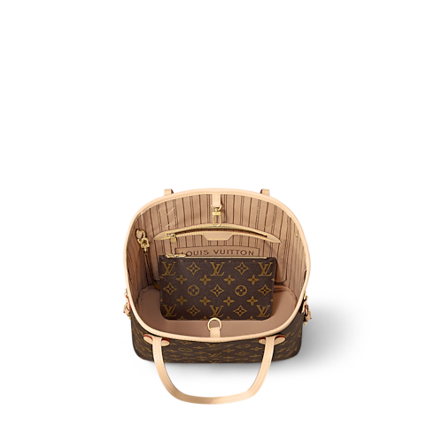 กระเป๋ารุ่น Neverfull PM Monogram in ผู้หญิง's กระเป๋าถือ คอลเล็คชั่นทั้งหมด collections by Louis Vuitton (การย่อ/ขยายผลิตภัณฑ์)