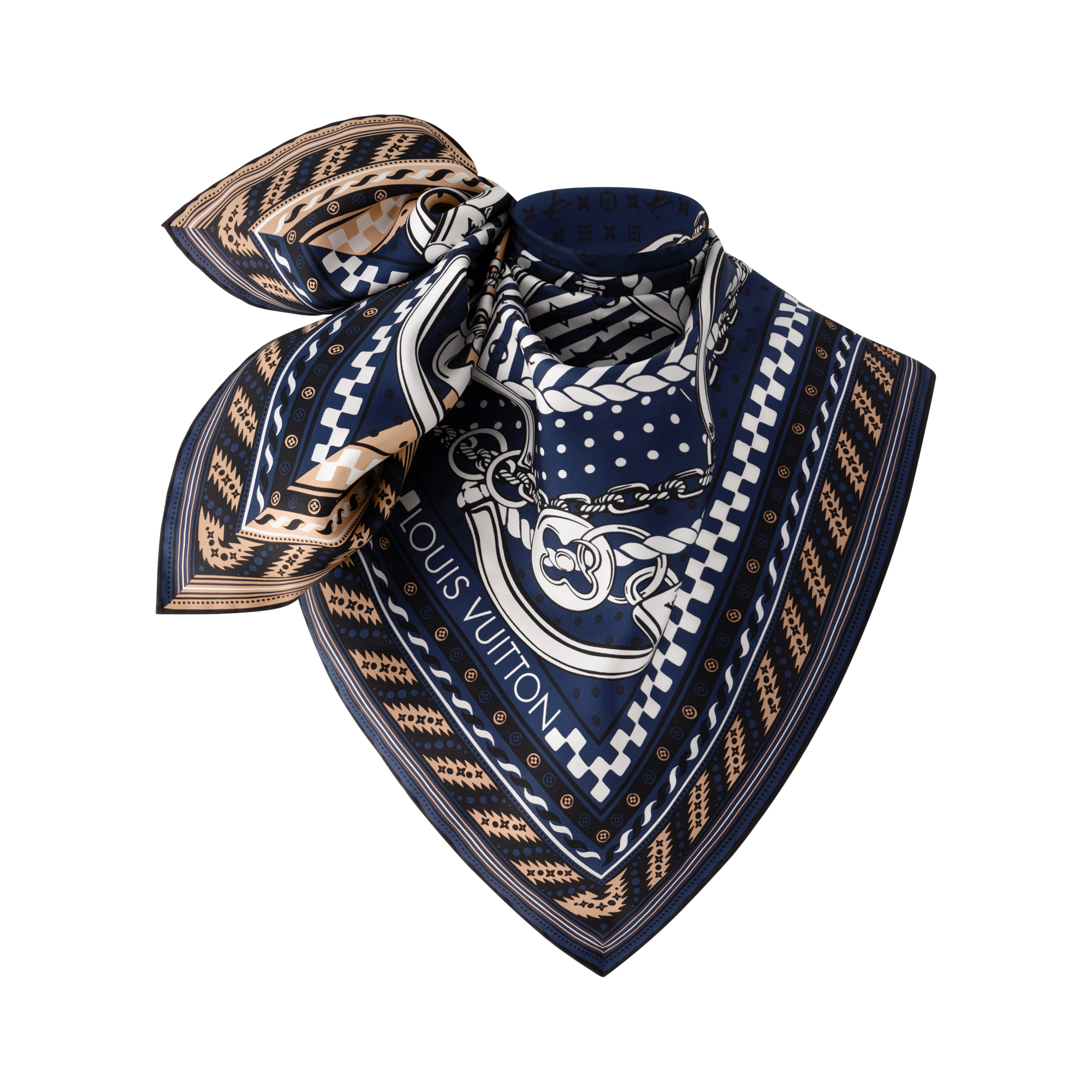 ผ้า Square รุ่น Ocean Bandana 90 . in ผู้หญิง