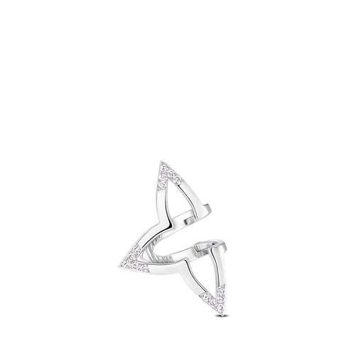 เอียร์คัฟฟ์ Ombre Blossom ไวท์โกลด์และเพชร in จิวเวลรี่'s หมวดหมู่ ต่างหู collections by Louis Vuitton (การย่อ/ขยายผลิตภัณฑ์)