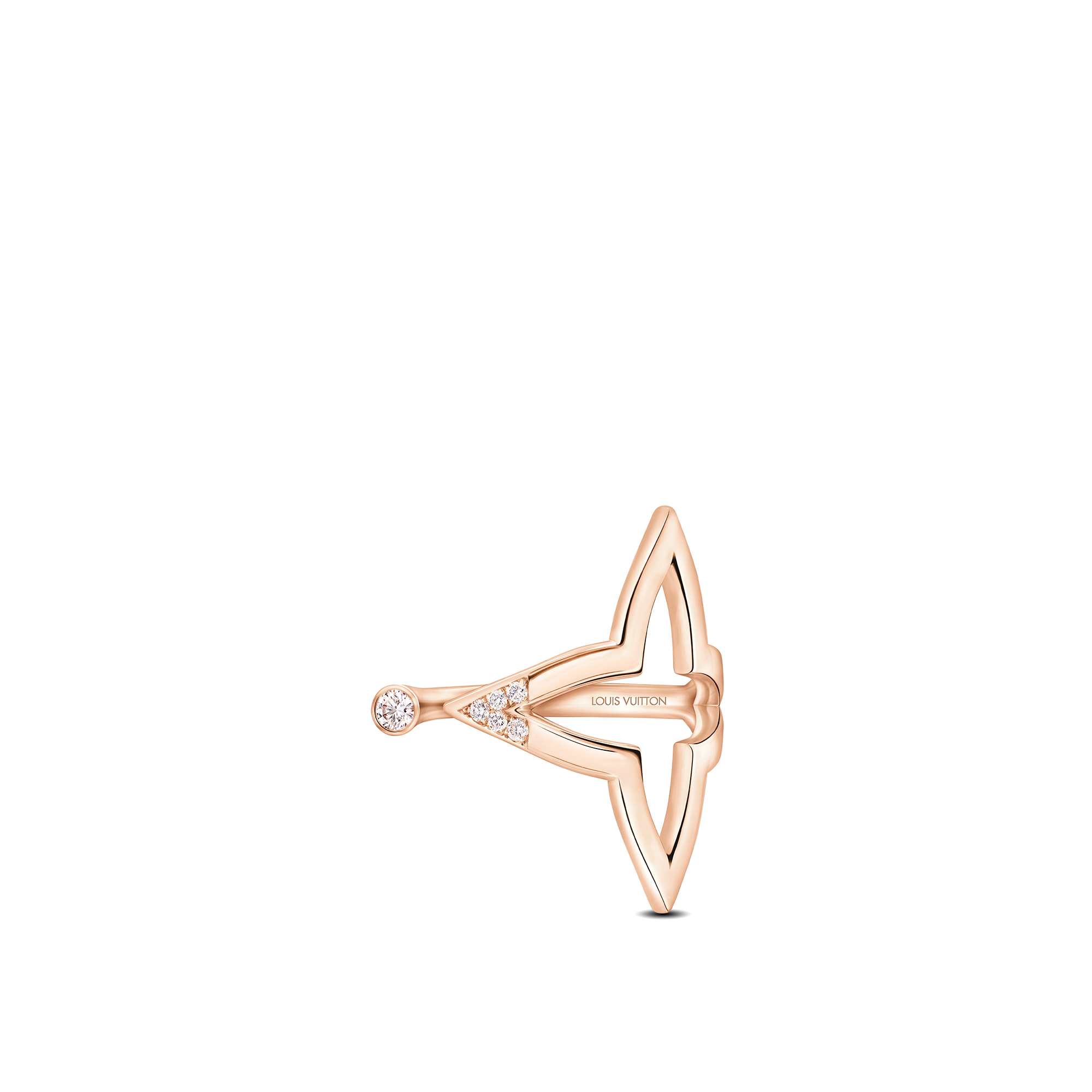 แหวน Open Ring Ombre Blossom พิงค์โกลด์และเพชร  in จิวเวลรี่