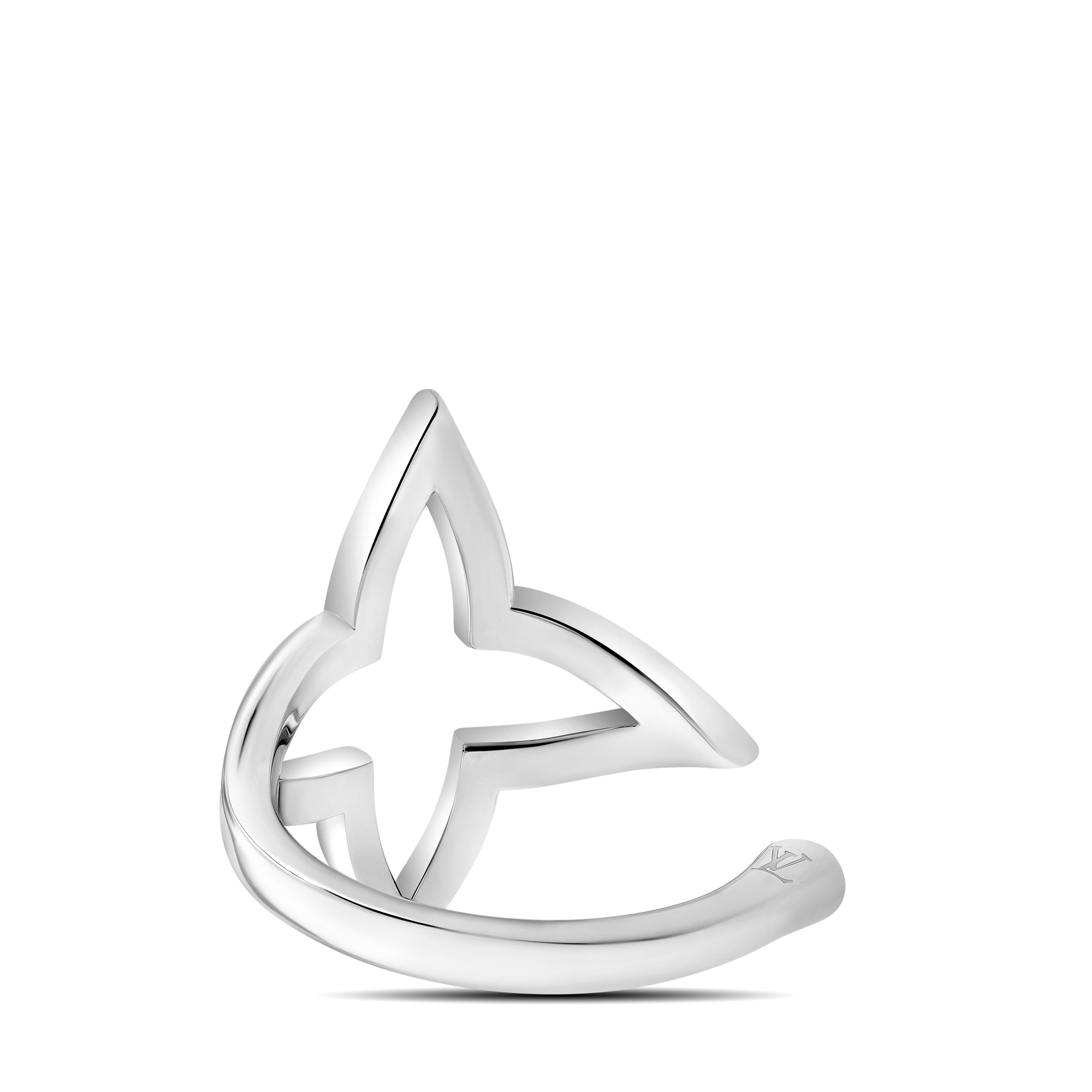 แหวน Open Ring Ombre Blossom ไวท์โกลด์และเพชร  in จิวเวลรี่