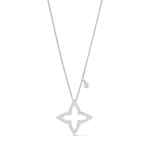 จี้ Ombre Blossom ไวท์โกลด์และเพชร in จิวเวลรี่'s หมวดหมู่ สร้อยคอและจี้ collections by Louis Vuitton (การย่อ/ขยายผลิตภัณฑ์)