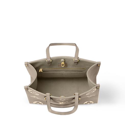 กระเป๋ารุ่น OnTheGo MM Bicolor Monogram Empreinte in ผู้หญิง's กระเป๋าถือ คอลเล็คชั่นทั้งหมด collections by Louis Vuitton (การย่อ/ขยายผลิตภัณฑ์)