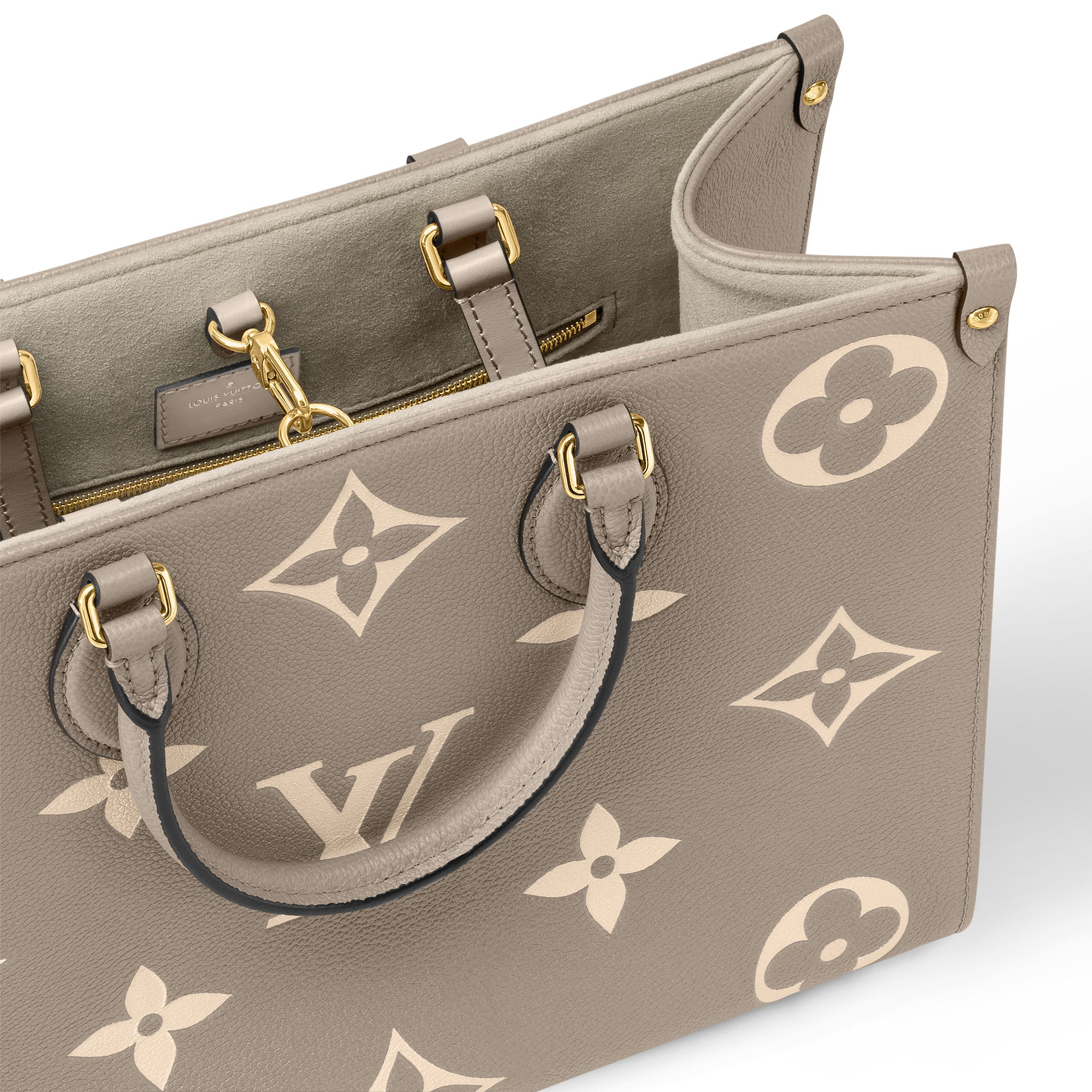กระเป๋ารุ่น OnTheGo MM Bicolor Monogram Empreinte in ผู้หญิง