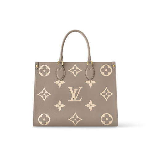 กระเป๋ารุ่น OnTheGo MM Bicolor Monogram Empreinte in ผู้หญิง's กระเป๋าถือ คอลเล็คชั่นทั้งหมด collections by Louis Vuitton (การย่อ/ขยายผลิตภัณฑ์)