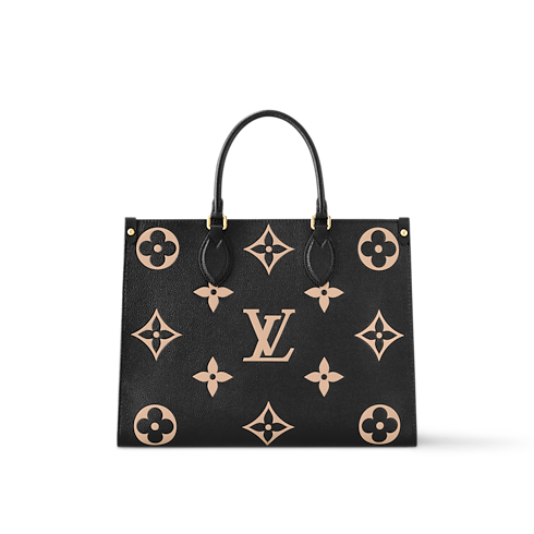 กระเป๋ารุ่น OnTheGo MM Bicolor Monogram Empreinte in ผู้หญิง's กระเป๋าถือ คอลเล็คชั่นทั้งหมด collections by Louis Vuitton (การย่อ/ขยายผลิตภัณฑ์)