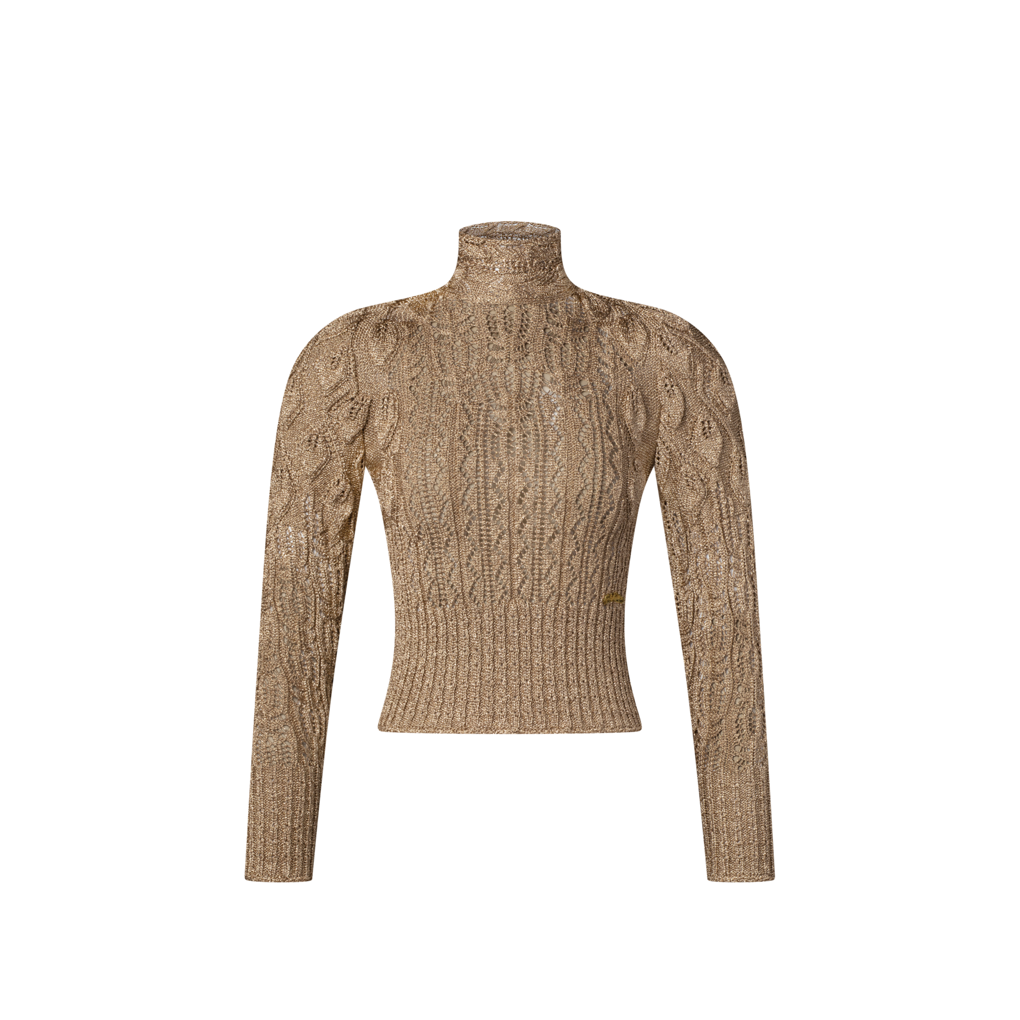 เสื้อพูลโอเวอร์ผ้านิตกลิตเตอร์ฉลุลาย  in ผู้หญิง