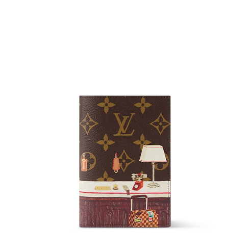 Passport Cover Monogram แคนวาสประเภทอื่น in ผู้หญิง's กระเป๋าสตางค์และผลิตภัณฑ์เครื่องหนังขนาดเล็ก กระเป๋าใส่บัตรและพวงกุญแจสำหรับผู้หญิง collections by Louis Vuitton (การย่อ/ขยายผลิตภัณฑ์)