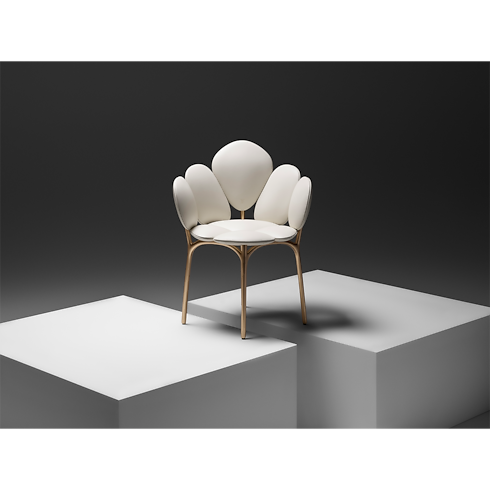 Petal Chair by Marcel Wanders Studio in ทรังก์ การเดินทาง และ บ้าน's บ้านและศิลปะการไดนิ่ง เฟอร์นิเจอร์ collections by Louis Vuitton (การย่อ/ขยายผลิตภัณฑ์)