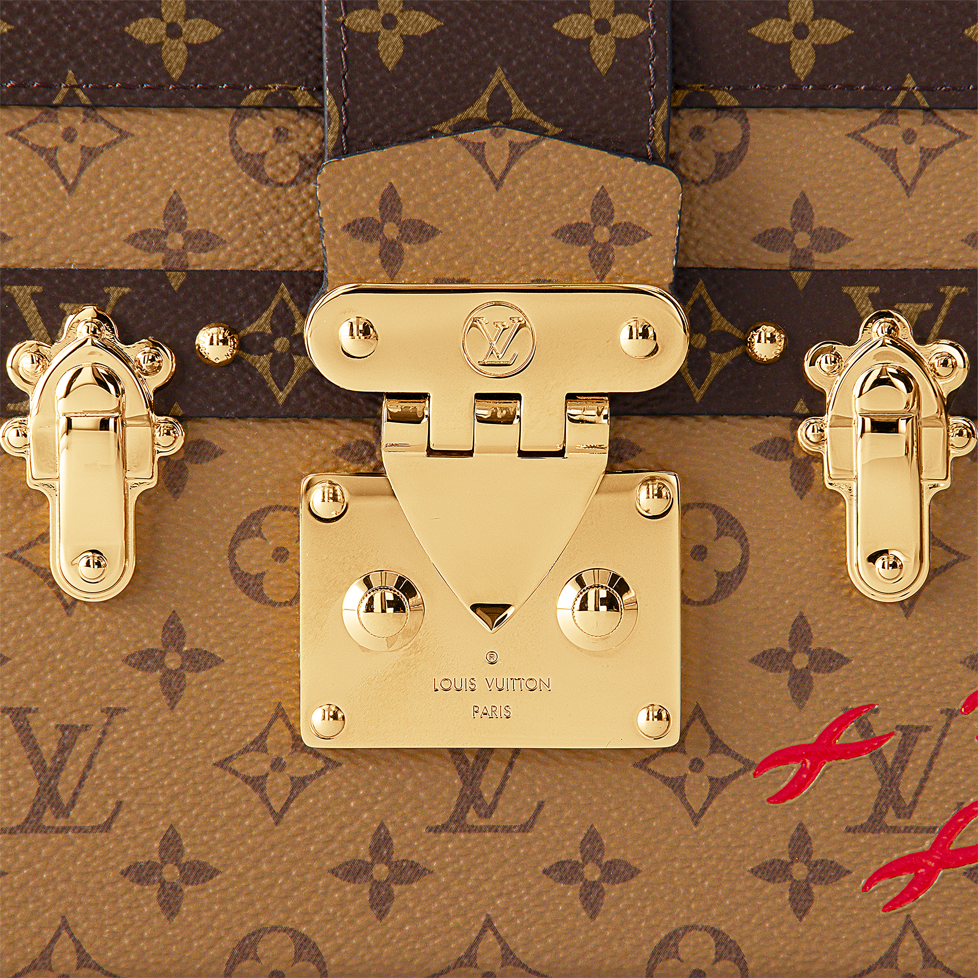 กระเป๋ารุ่น Petite Malle Monogram Reverse แคนวาส in ผู้หญิง